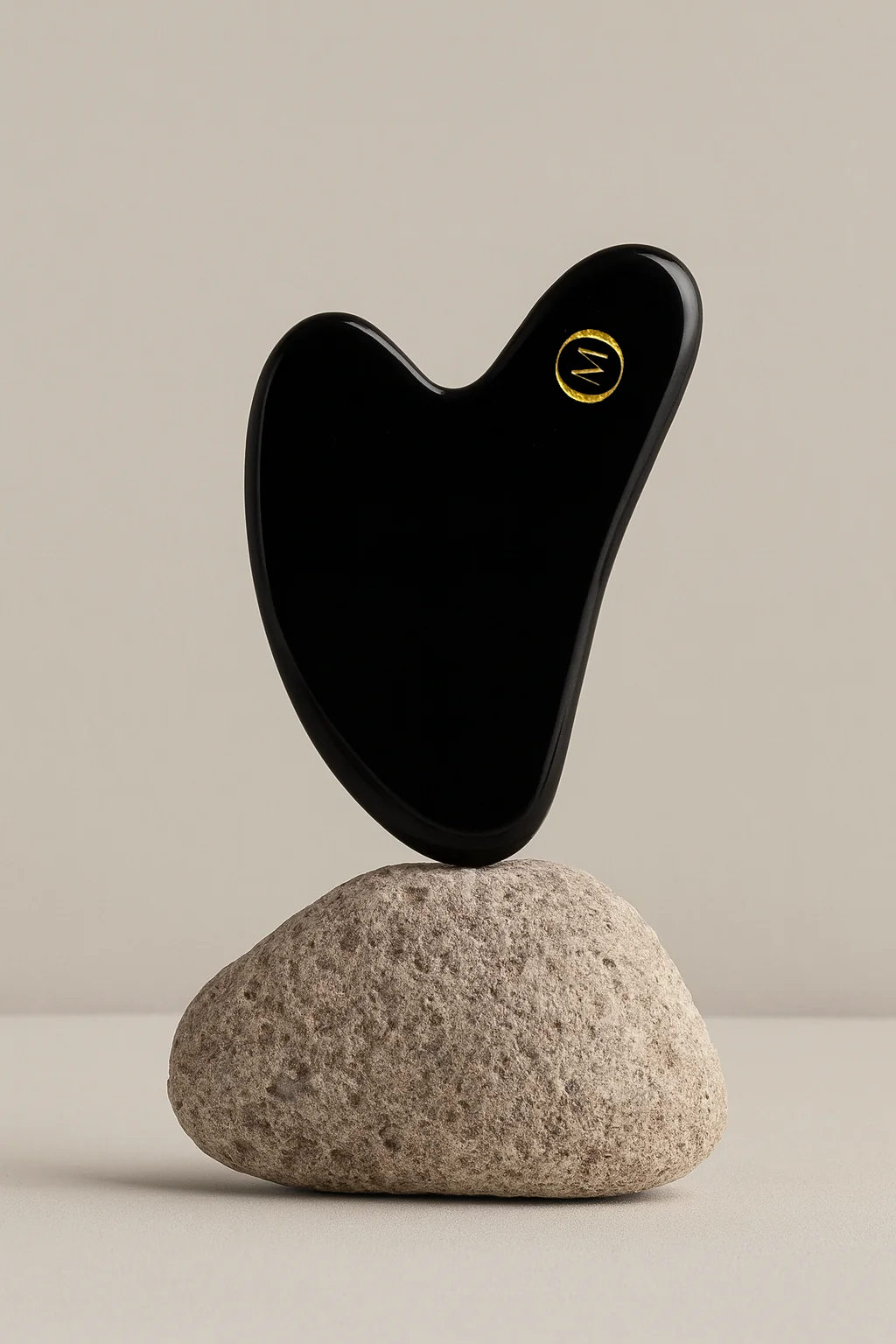 Midnight Obsidian Gua Sha Massage Stone